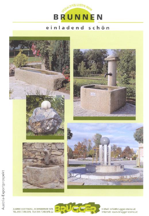 Prospekt 1 von Natursteinbrunnen