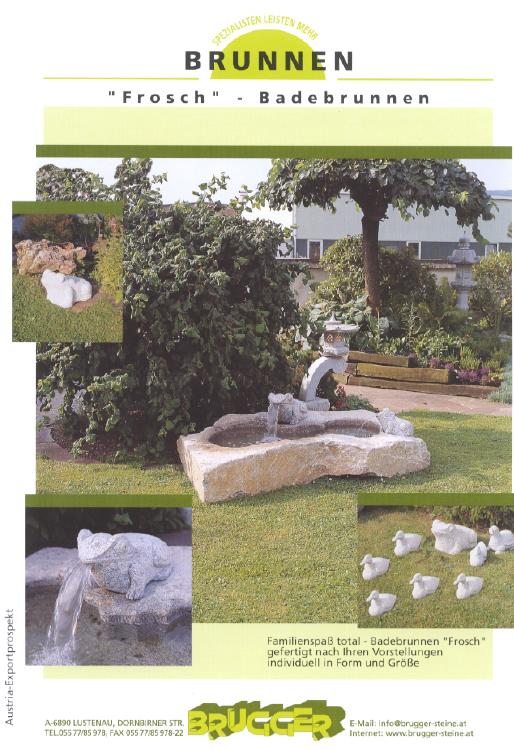 Prospekt 3 von Natursteinbrunnen mit Fr�schen