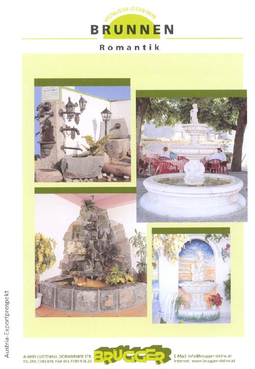 Prostpekt 4 von romantischen Natursteinbrunnen