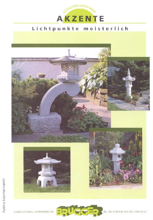 Prospekt von Chinesischen Lampen, zB fr Ihren Feng-Shui Garten