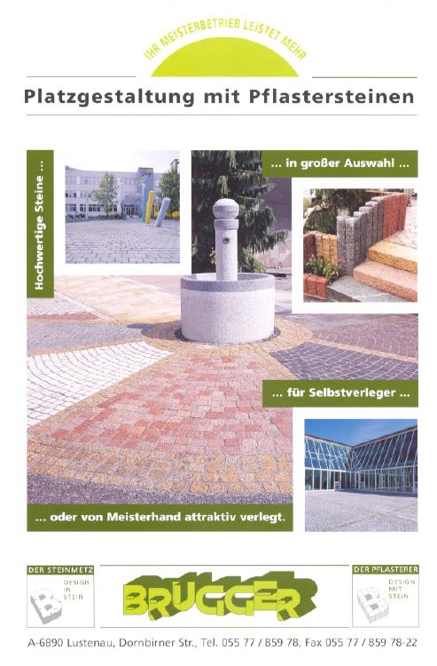 Prospekt 1 von Pflastersteinen