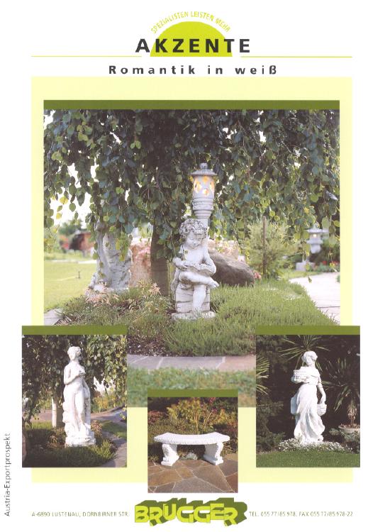 Prospekt von Weisszement Figuren und Ziergegenst�nden